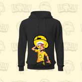 NOVO MOLETOM BLACK COM CAPUZ E CORDÃO LEOZINHO